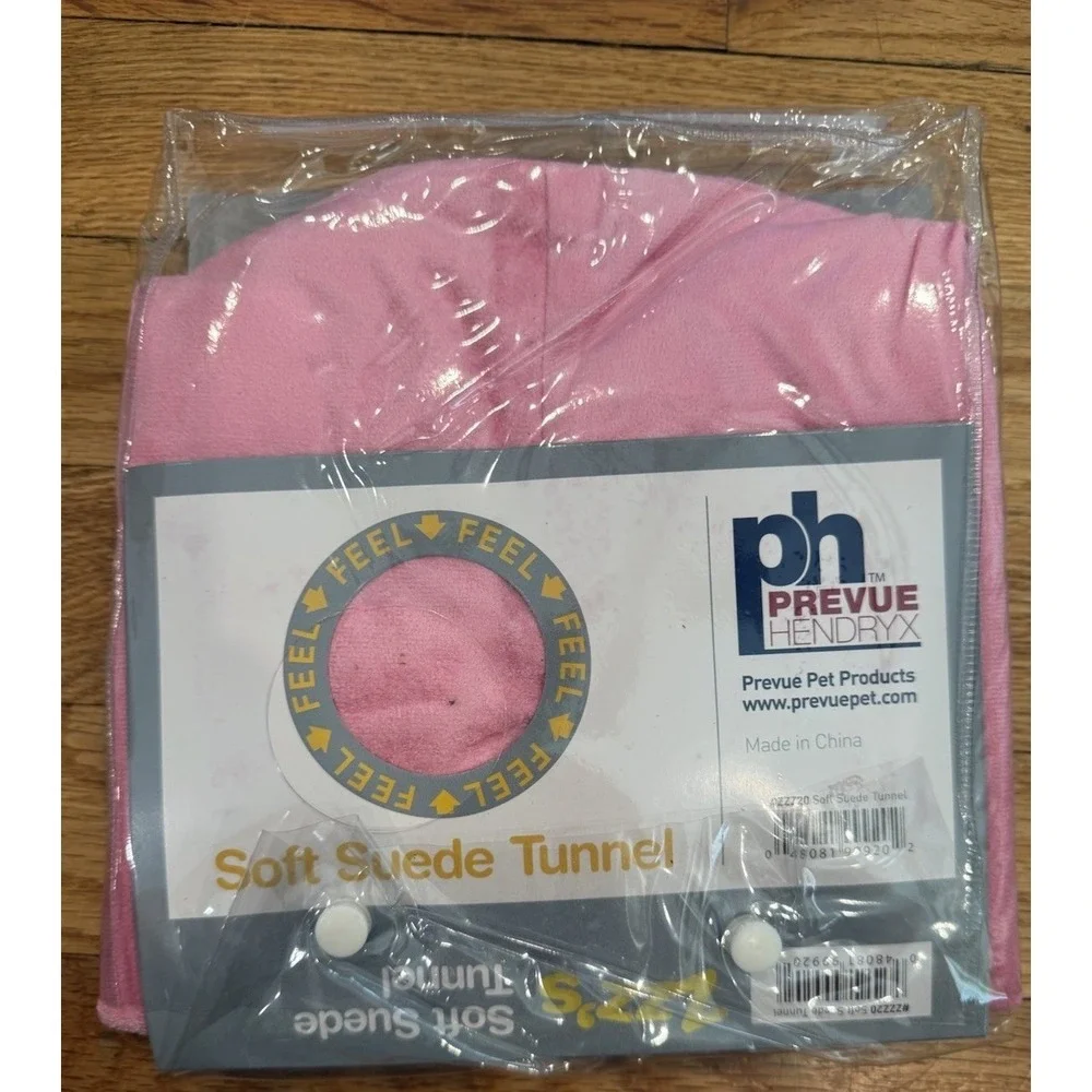 Prevue Hendryx Zzzs Soft Suede‎ Tunnel Ferret Small Animal Sleep Pink Blue